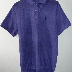 Purple/Blue Stitching - U.S. Assn. Polo - Men's Large